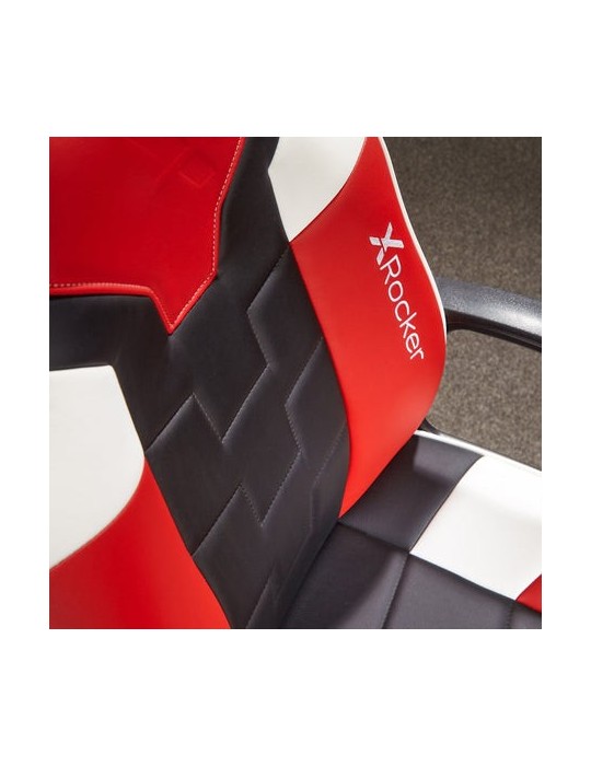 X Rocker Saturn Gaming Schreibtischstuhl für Kinder & Teenager - Rot