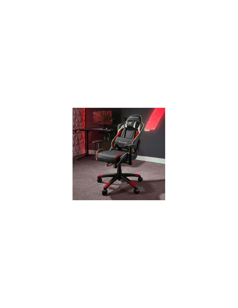 X Rocker Agility Compact Gaming Schreibtischstuhl für Kinder & Jugendliche - Schwarz/Rot
