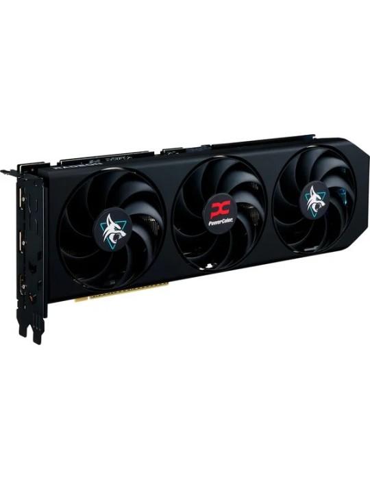 Powercolor Radeon RX 9060 XT Hellhound 8GB OC Grafikkarte - 8GB GDDR6, 2x HDMI, 2x DP