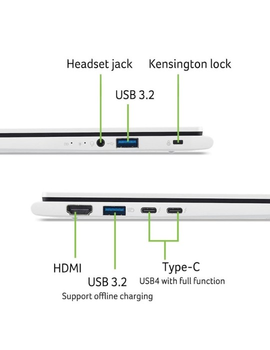 Acer Swift Edge 14 AI OLED (SFE14-51T-94BZ) Copilot+ PC 14" WQ2.8K-touch, OLED, 120Hz, Intel Ultra 9-288V (48 TOPS), 32GB RAM, 1