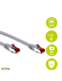 Goobay CAT 6 Patchkabel, S/FTP (PiMF), Grau 10m