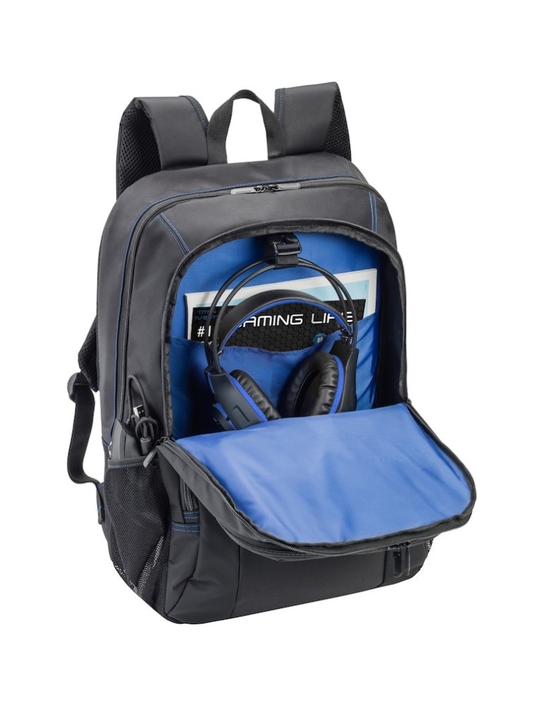 PEDEA Gamingrucksack 17,3" (43,9cm) schwarz/blau