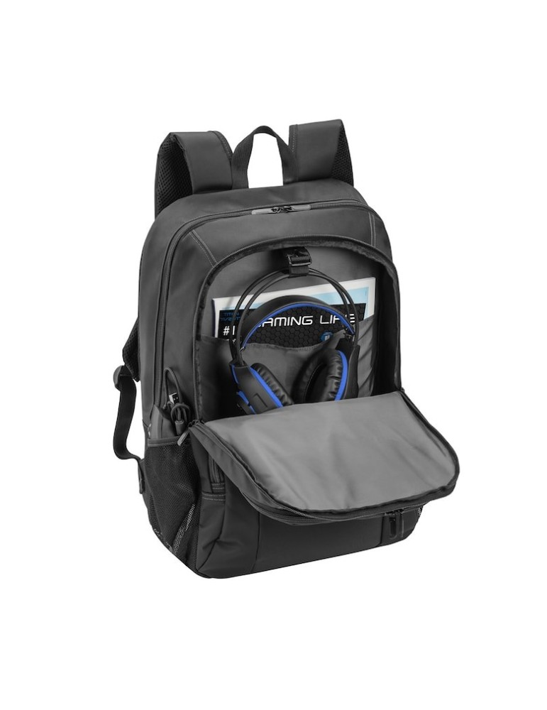 PEDEA Rucksack "First One" Gaming Rucksack bis 17,3 Zoll ,schwarz/grau