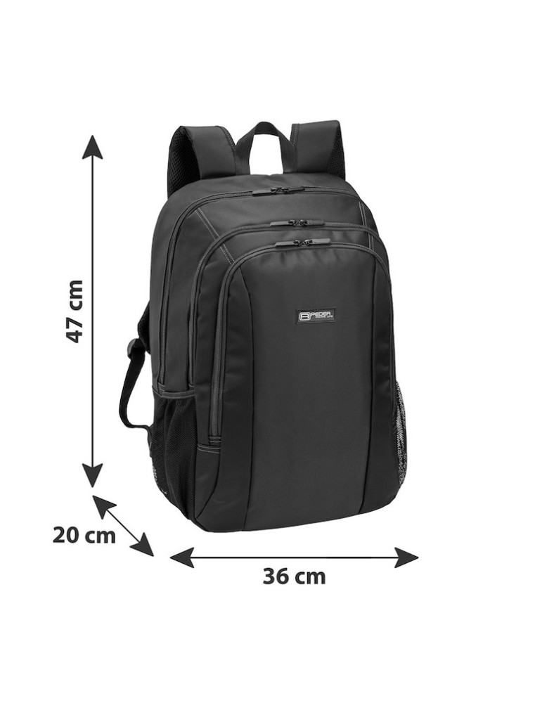 PEDEA Rucksack "First One" Gaming Rucksack bis 17,3 Zoll ,schwarz/grau