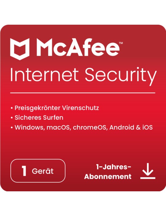 McAfee Internet Security [1 Gerät - 1 Jahr]
