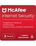 McAfee Internet Security [3 Geräte - 1 Jahr]