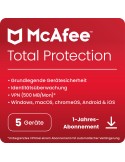 McAfee Total Protection [5 Geräte - 1 Jahr]