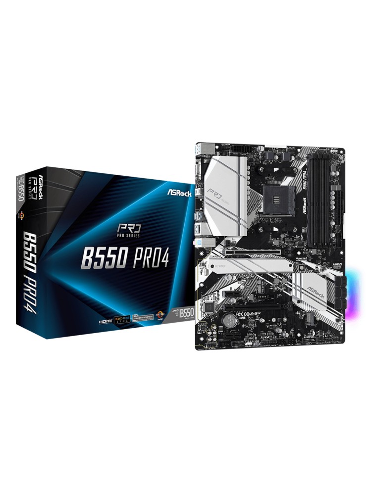 ASRock B550 Pro4 Mainboard Sockel AM4