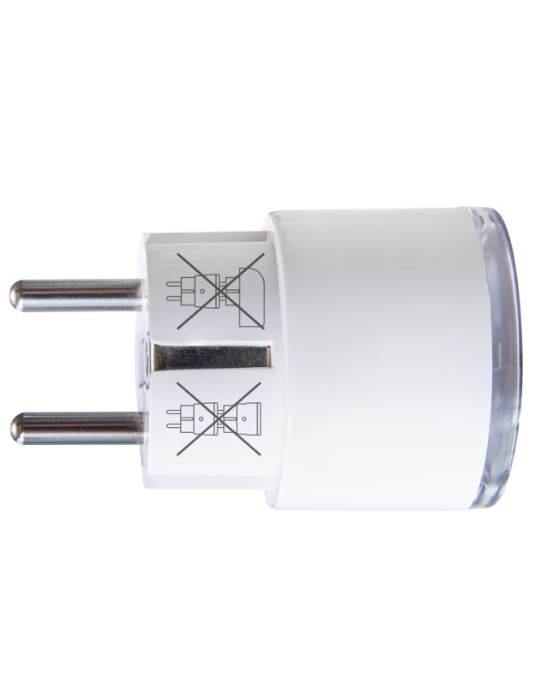 Shelly Plug S Gen3 Matter weiß - kleiner smarter Stecker mit Bluetooth-Konnektivität und Leistungsmessung