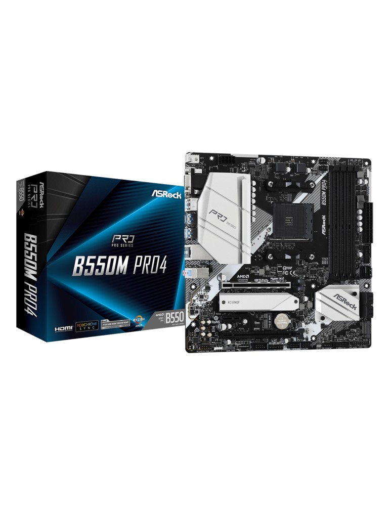 ASRock B550M Pro4 Mainboard Sockel AM4