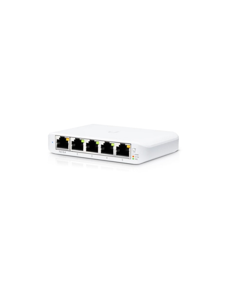 Ubiquiti Flex Mini Managed Switch 5x Gigabit Ethernet, 1x PoE+ (zur Stromversorgung)