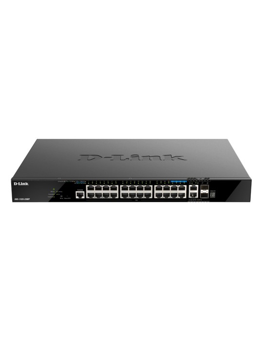 D-Link DGS-1520-28MP Smart Managed Switch 20x Gigabit, 4x 2.5 Gbit/s und 2x 10 Gbit/s Ethernet, 2x 10 Gbit/s SFP+