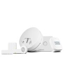 MEDION P85754 Smart Home Starter Set [Gateway, Zwischenstecker, 4x Tür-/Fensterkontakt, Rauchmelder, Bewegungsmelder, Erschütter