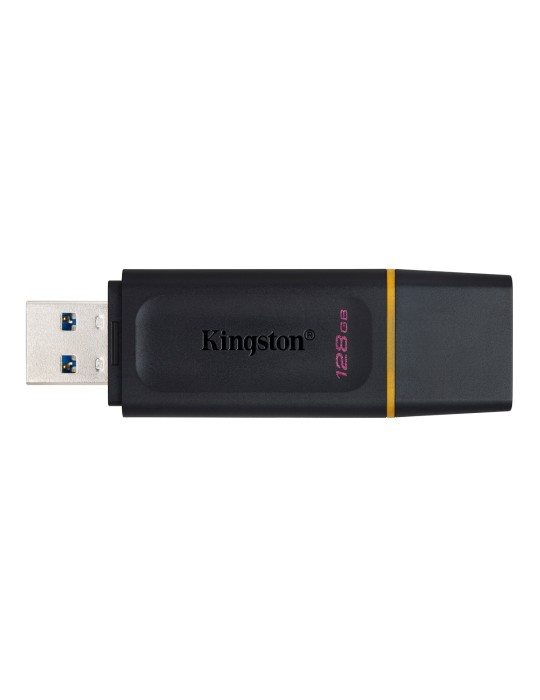 Kingston DataTraveler Exodia Typ-A 128GB USB-Stick Mit Schutzkappe, bis zu 100 MB/s, USB 3.2 Gen 1x1 (5 Gbit/s)