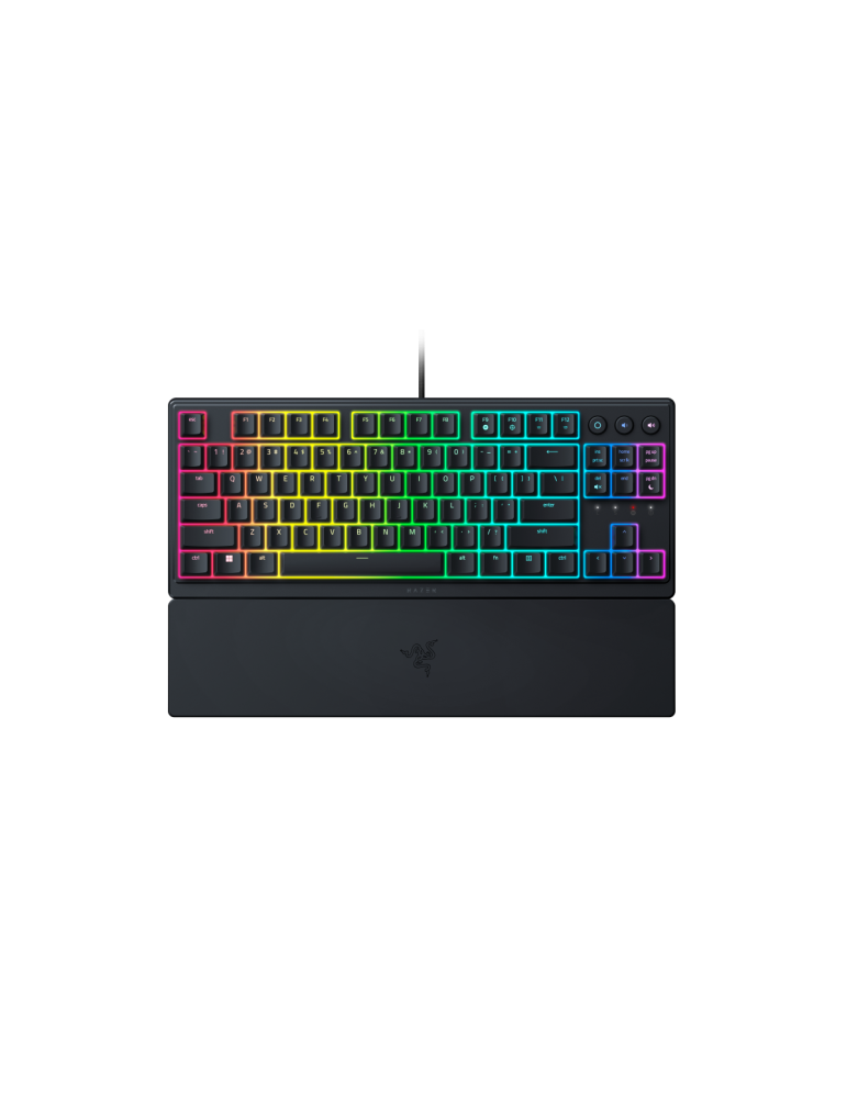 Razer Ornata V3 TKL - Low Profile Gaming Tastatur - QWERTZ Layout, 8 Zonen-RGB-Beleuchtung, ohne Nummernblock
