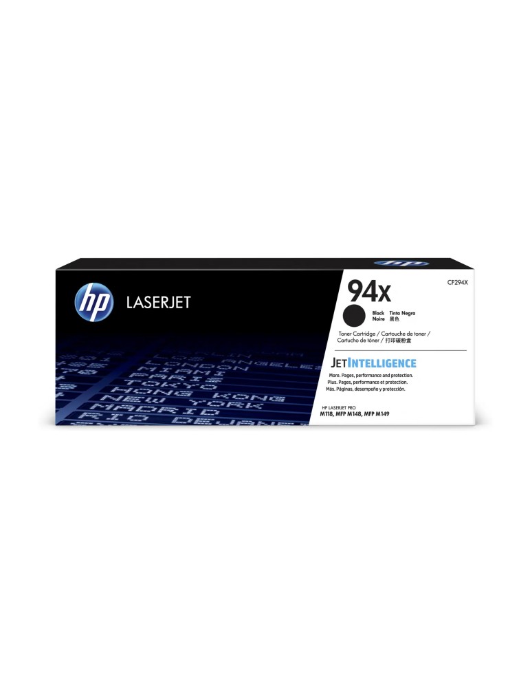 HP 94X (CF294X) Original LaserJet Tonerkartusche Schwarz Kompatibilität: HP LaserJet Pro M118dw, Pro MFP M148dw, Pro MFP M148fdw