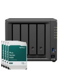 Synology DS425+ 48TB Synology Plus HDD NAS-Bundle NAS inkl. 4x 12TB Synology Plus HDD 3.5 Zoll SATA