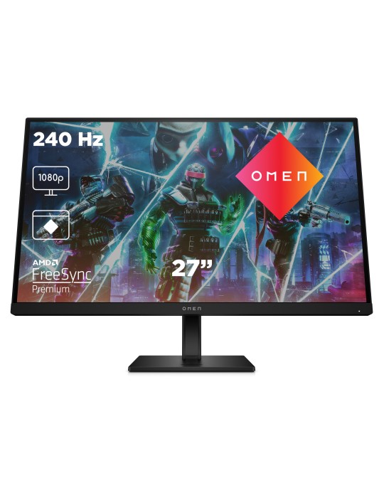 HP Omen 27s Gaming Monitor - IPS, FHD, 240Hz, Höhenverstellung
