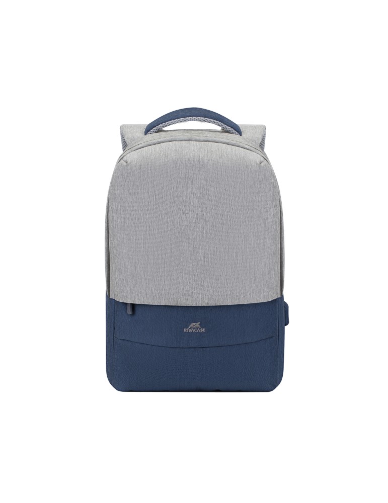 Rivacase 7562 Grau / Dunkelblau Notebookrucksack bis 15,6"