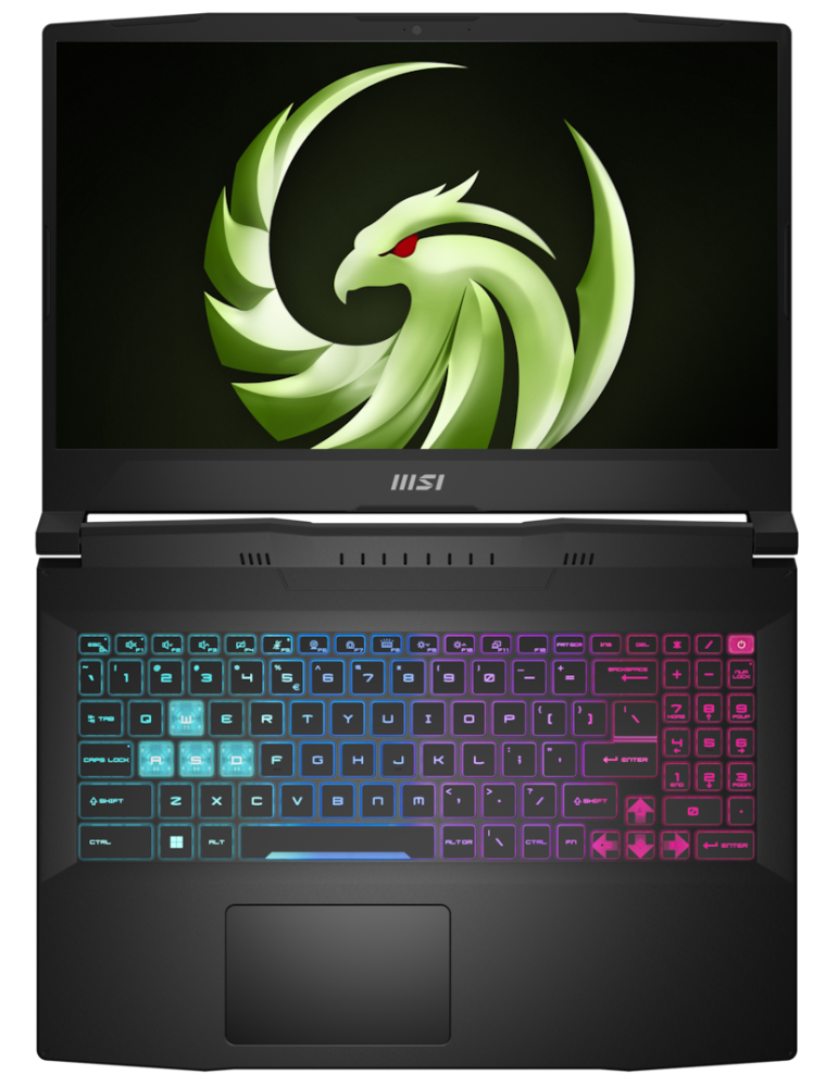 MSI Bravo 15 C7VFK-230 + Gaming Headset H991 - 15,6" FHD 144Hz Display, AMD Ryzen 7 7735HS, 16GB DDR5 RAM, 512GB SSD, NVIDIA RTX