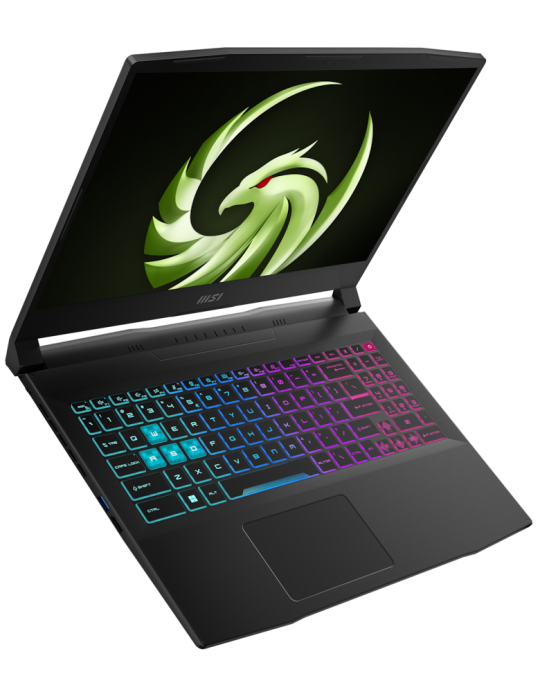 MSI Bravo 15 C7VFK-230 + Gaming Headset H991 - 15,6" FHD 144Hz Display, AMD Ryzen 7 7735HS, 16GB DDR5 RAM, 512GB SSD, NVIDIA RTX