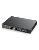 Zyxel GS1900-24EP Smart Managed Switch 24x Gigabit Ethernet (12x PoE+ max. 130 Watt), Layer 2, Rackmount