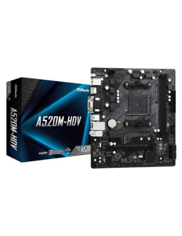 ASRock AMD AM4 A520M-HDV Mainboard