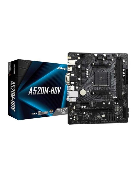 ASRock AMD AM4 A520M-HDV Mainboard