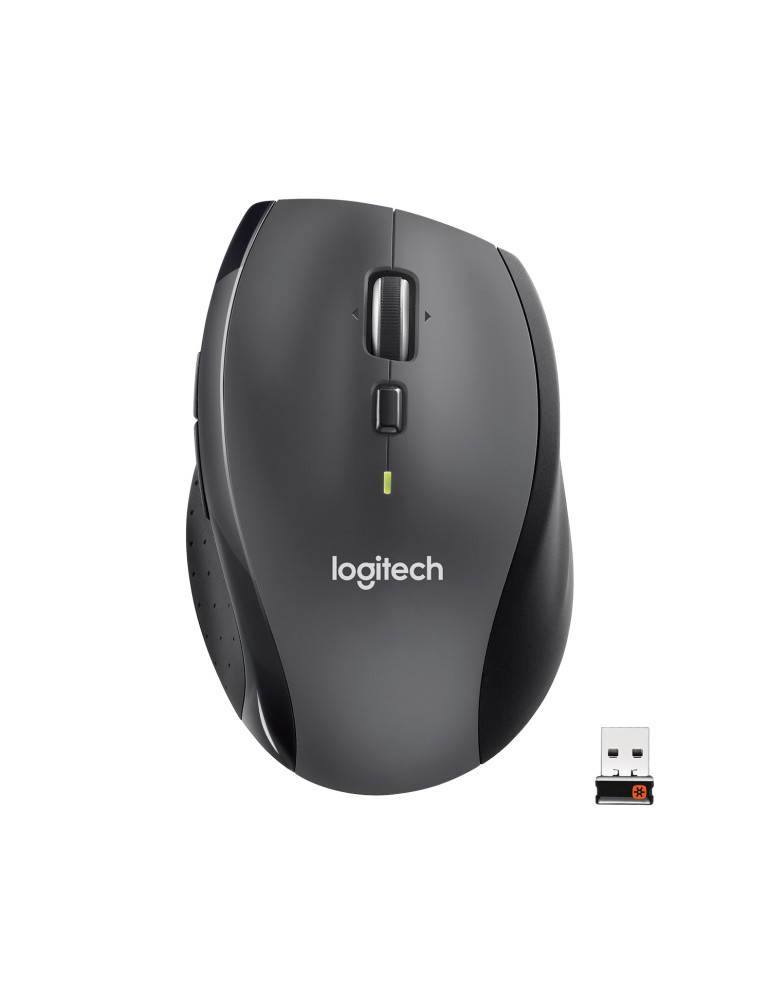 Logitech M705 Marathon Maus, kabellos, schwarz, 6 Tasten, 1000 dpi