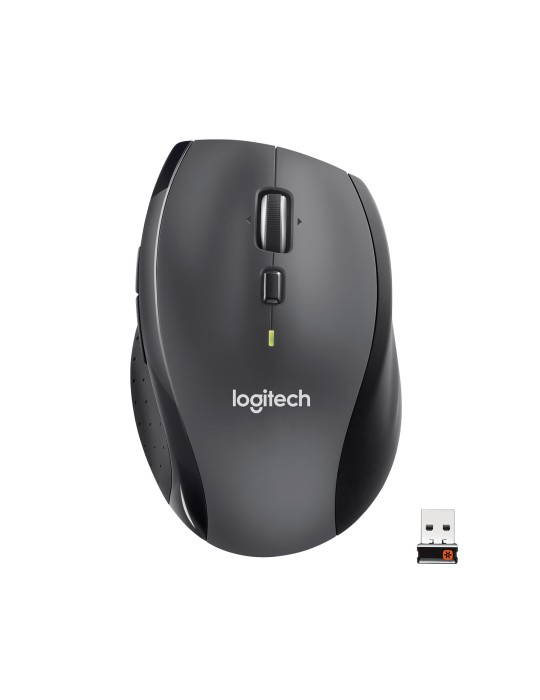 Logitech M705 Marathon Maus, kabellos, schwarz, 6 Tasten, 1000 dpi