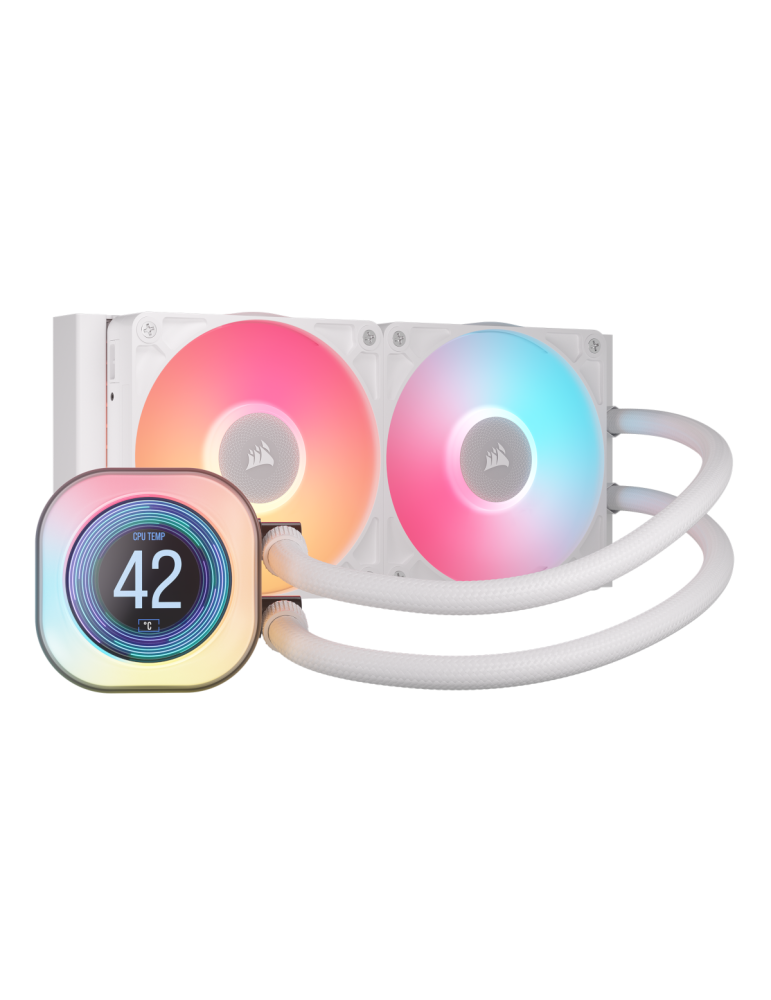 CORSAIR iCUE LINK TITAN 240 RX LCD White | AiO-Wasserkühlung