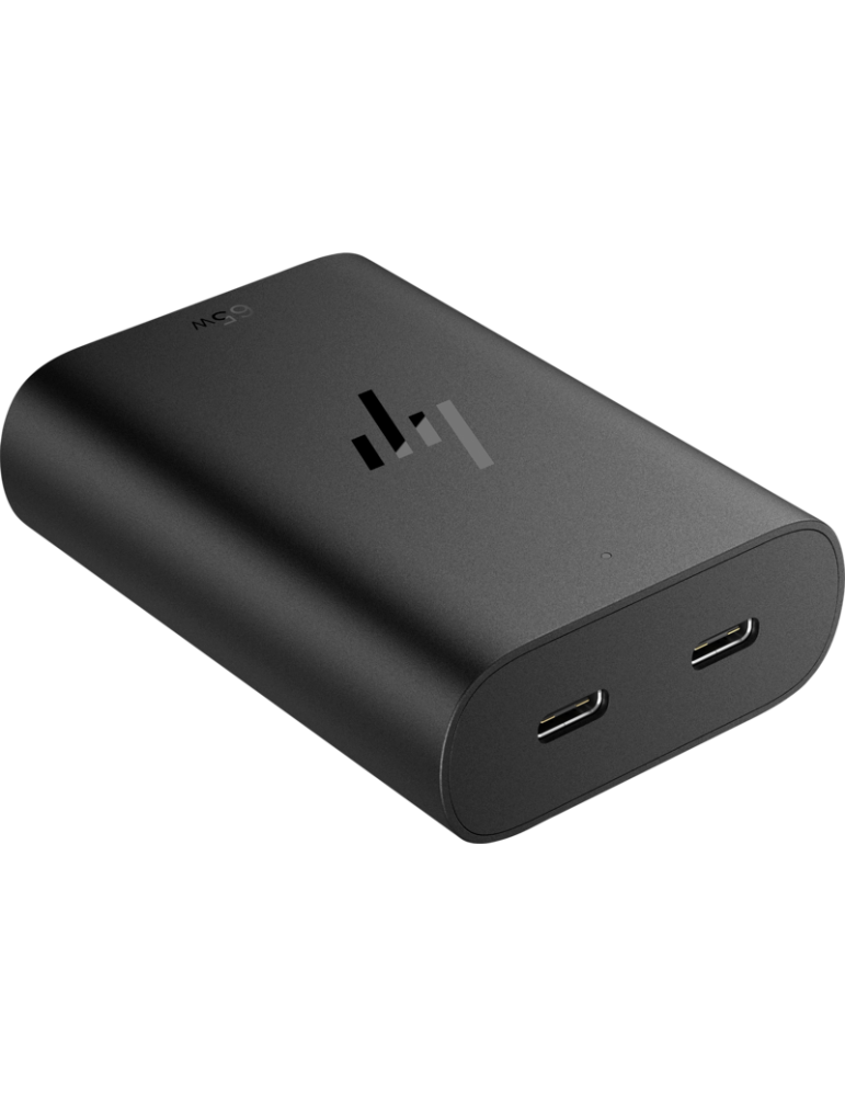 HP 65W GaN USB-C Duo AC Adapter