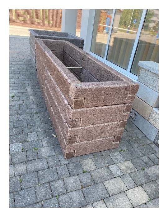 Schmales R-Form Länge 350 cm Hochbeet (S2)