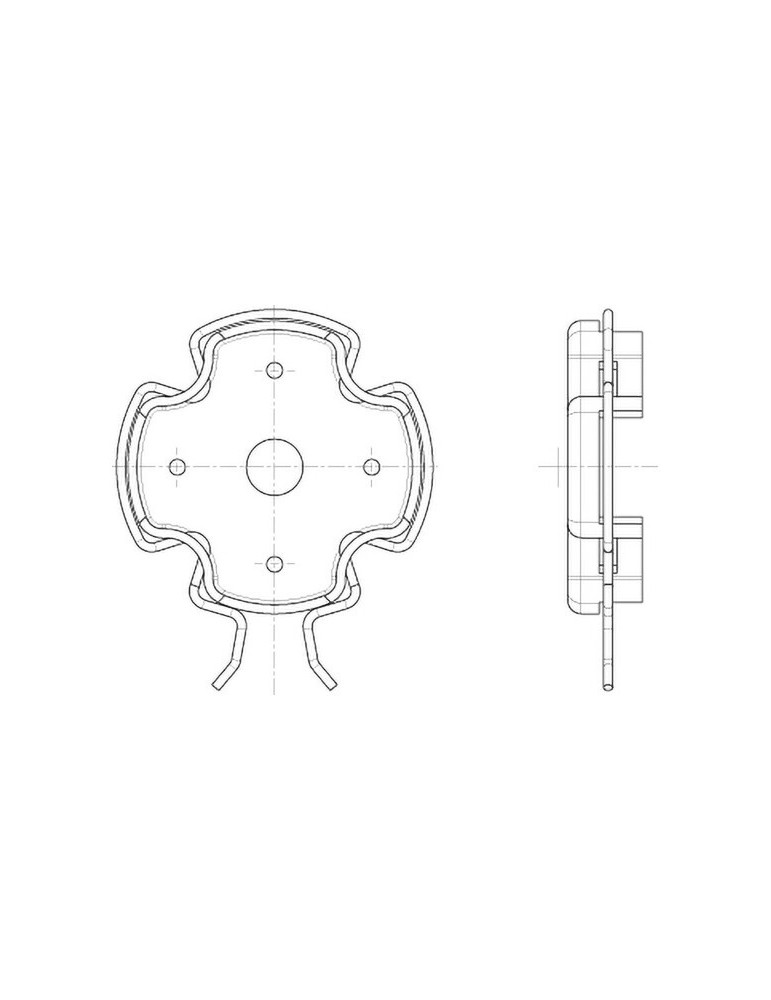 RADEMACHER Click-Antriebslager 4015K-14 Lagertulpe -inkl. Federring, Passend für RolloTube Small und Medium