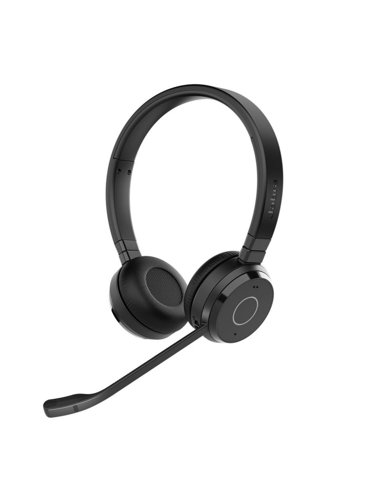 Jabra Evolve 65 TE Headset, Stereo, Kabellos, Bluetooth Zertifiziert für Microsoft Teams
