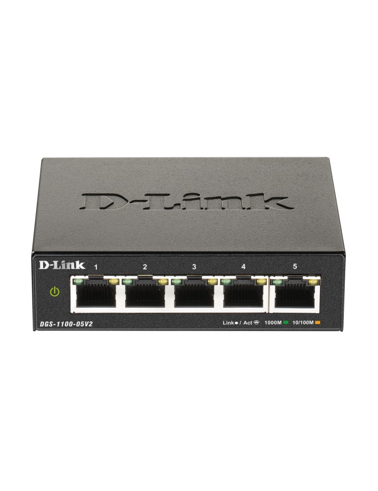 D-Link DGS-1100-05V2 Smart Managed Switch 5x Gigabit Ethernet
