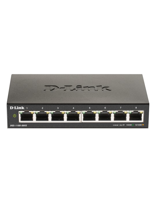 D-Link DGS-1100-08V2 Smart Managed Switch 8x Gigabit Ethernet