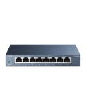 TP-Link TL-SG108 8-Port Gigabit Switch (1000 Mbit/s, Metallgehäuse, Auto MDI/MDIX)