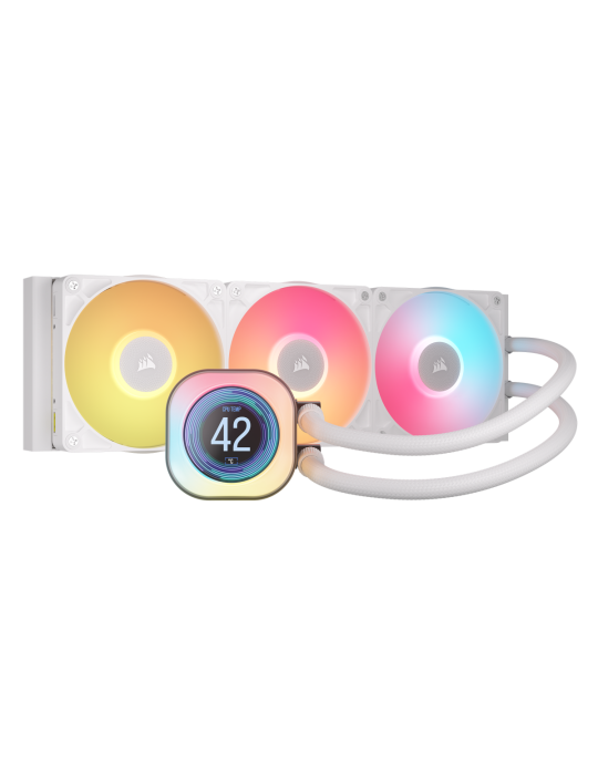 CORSAIR iCUE LINK TITAN 360 RX LCD White | AiO-Wasserkühlung