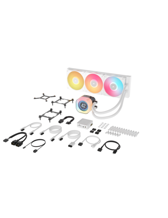 CORSAIR iCUE LINK TITAN 360 RX LCD White | AiO-Wasserkühlung