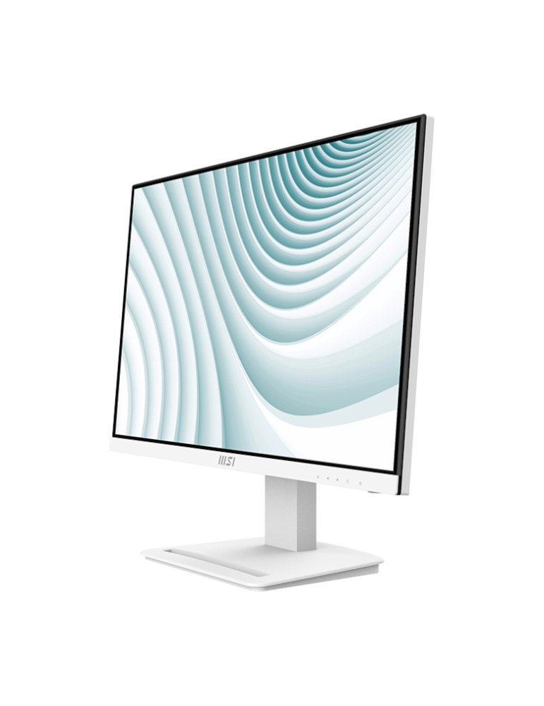 MSI PRO MP243XWDE Business Monitor - IPS Panel, Weiß 100HZ, HDMI/DP 4ms Pivot