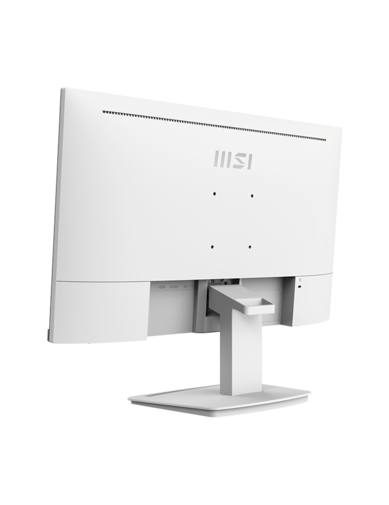 MSI PRO MP243XWDE Business Monitor - IPS Panel, Weiß 100HZ, HDMI/DP 4ms Pivot