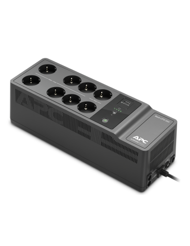APC Back-UPS BE650G2-GR USV [650VA /400W, 8x Schutzkontakt-Stecker CEE 7, 1x USB, Überspannungsschutz]