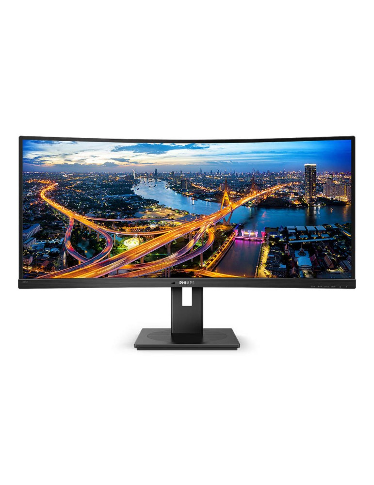 Philips 345B1C Curved Office Monitor - UWQHD, Höhenverstellung