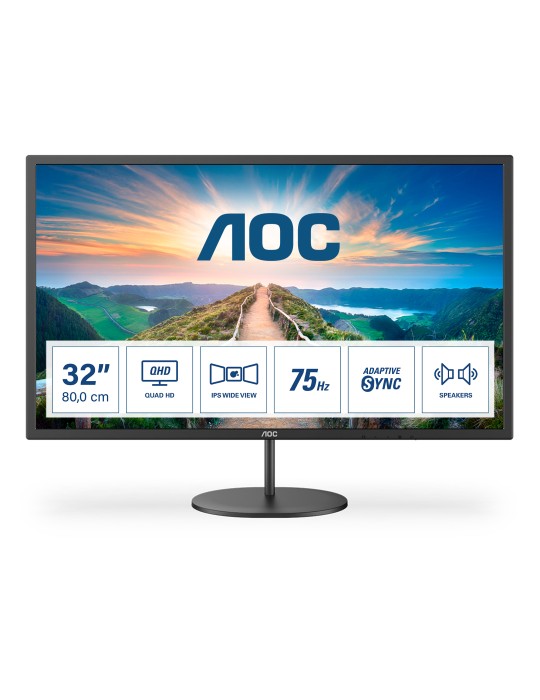 AOC Q32V4 QHD Monitor - IPS, Lautsprecher, Adaptive Sync
