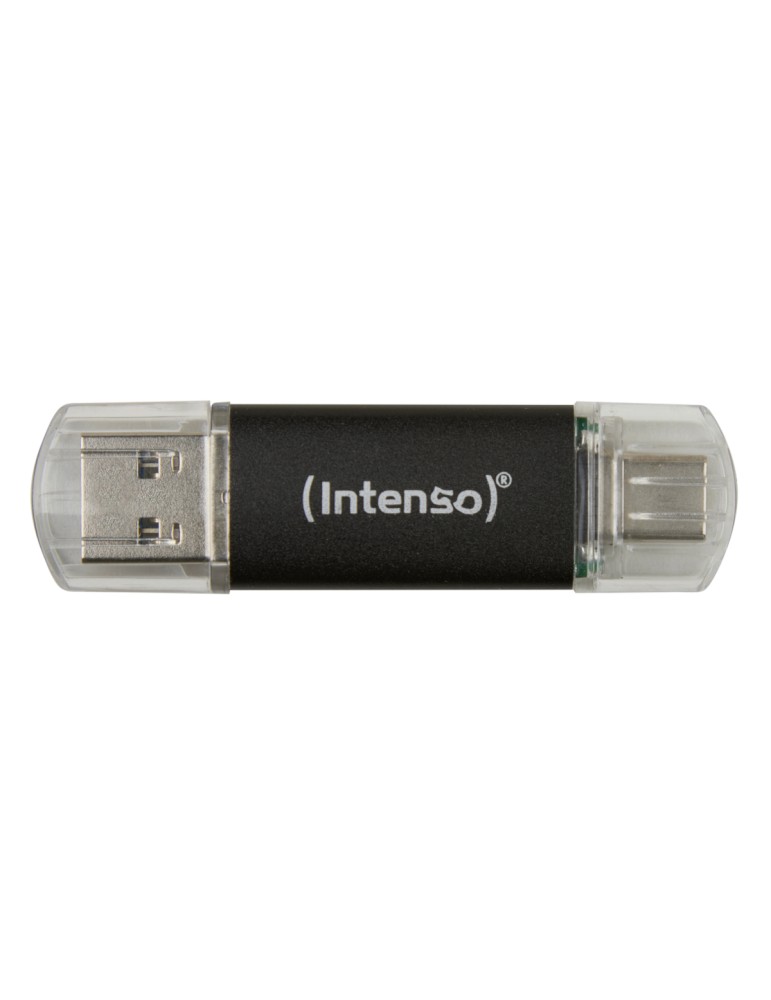 Intenso Twist Line Typ-A/Typ-C 128GB USB-Stick Mit Schutzkappe, bis zu 70 MB/s, USB 3.2 Gen 1x1 (5 Gbit/s)