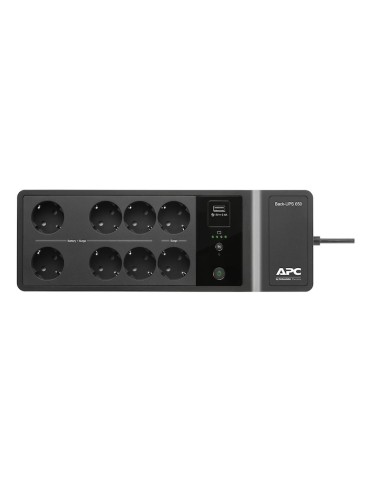 APC Back-UPS BE650G2-GR USV [650VA /400W, 8x Schutzkontakt-Stecker CEE 7, 1x USB, Überspannungsschutz] 2
