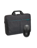 PEDEA Notebooktasche "Lifestyle", 17,3" + Logitech M190 Maus [für Notebooks bis 43,9cm]