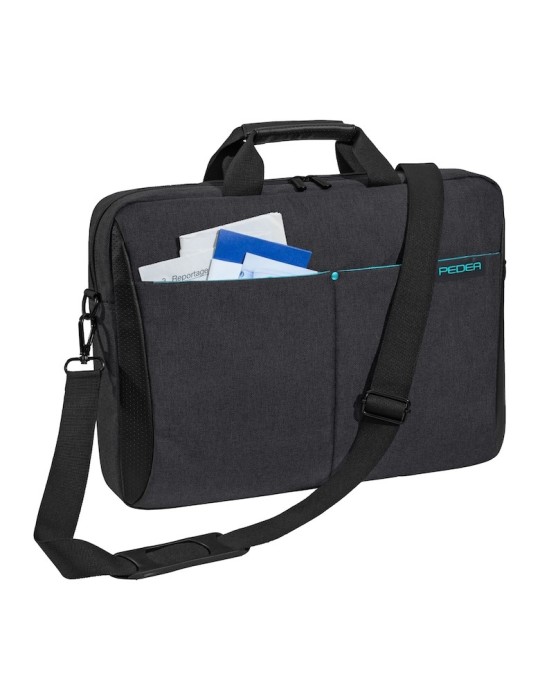 PEDEA Notebooktasche "Lifestyle" bis 17,3" + CHERRY MC 1000 Maus [für Notebooks bis 43,9cm]
