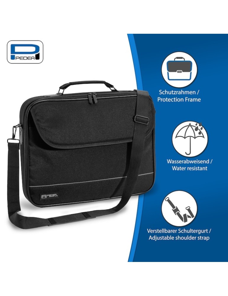 PEDEA Notebooktasche "FAIR" 15,6", schwarz + CHERRY MC 1000 Maus